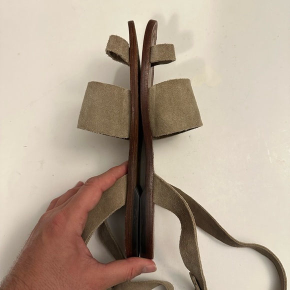 Free People Torrance Anklet Suede Wrap Sandal Size EU 39 - Picture 9 of 15